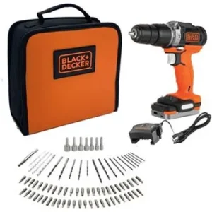 Perceuse visseuse à percussion sans fil 12 V + 80 accessoires + 1 batterie