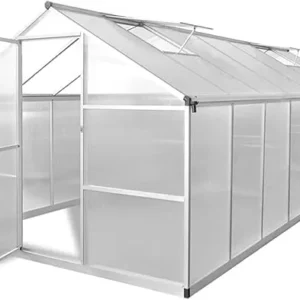 Générique Serre Aluminium renforcé 10,53 m²,Jardinage, Serres de Jardin,43556